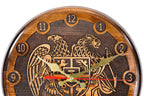Classic Armenian Coat of Arms wall clock, second view, by Hrachya Ohanyan