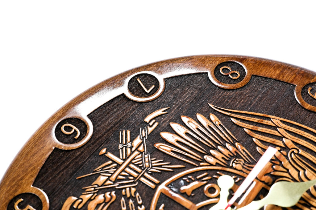 Classic Armenian Coat of Arms wall clock, view 5, by Hrachya Ohanyan