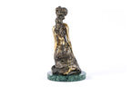 Bronze Girl on Her Knees by Hrachya Ohanyan — angle view