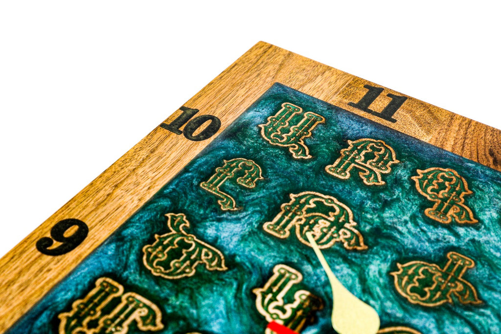 Wall clock with Armenian alphabet, view 5, by Hrachya Ohanyan