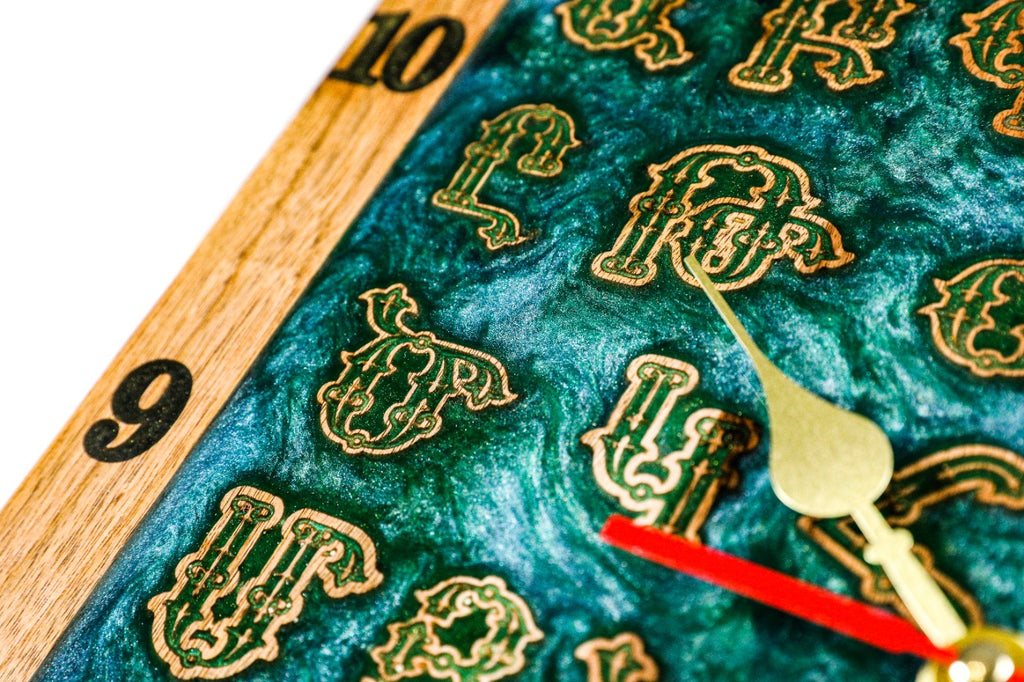 Wall clock with Armenian alphabet, view 6, by Hrachya Ohanyan