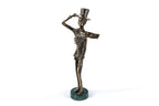 Bronze Boy with a Cane by Hrachya Ohanyan — angle view