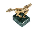 Small bronze horse sculpture by Hrachya Ohanyan — angle view