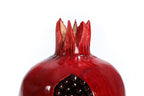 Armenian wooden pomegranate 3.5 inch / 9 cm, detail view, by Hrachya Ohanyan
