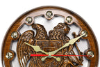 Armenian wall clock Coat of Arms of Armenia, detail view, by Hrachya Ohanyan