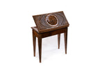 Table wooden backgammon board with Eternity classic design 23.6 inch