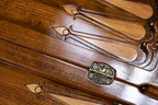 Carved Table Eternity backgammon table - hand-carved detail shot
