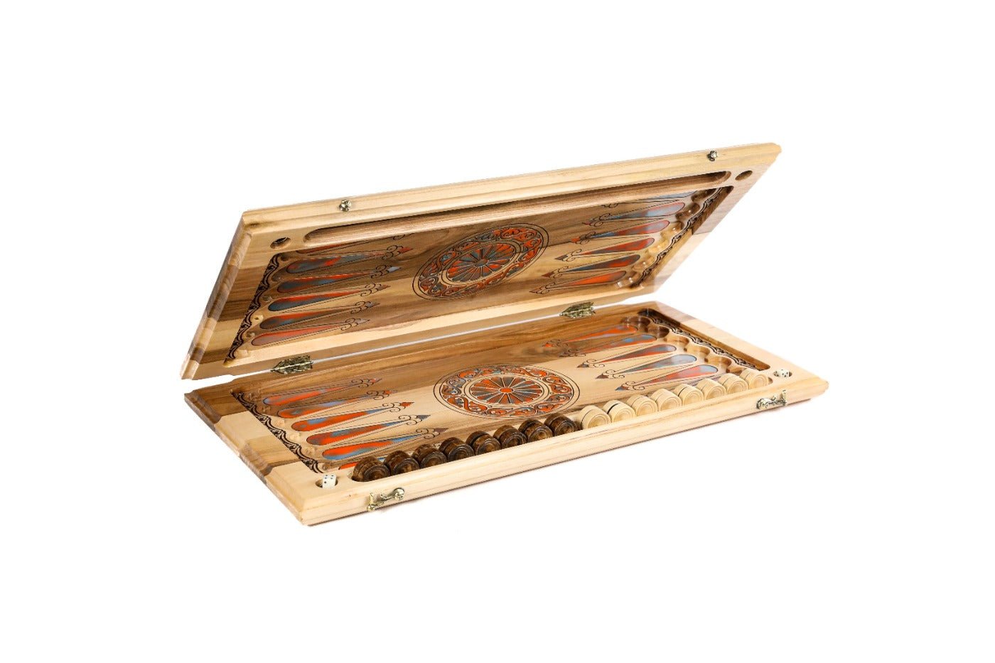 Backgammon Board - Lion Epoxy Two-Sided - Unumperfectus
