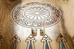 Lion Epoxy Two Sided backgammon board - full view
