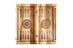 Lion Epoxy Two Sided backgammon board - close-up of the playing surface