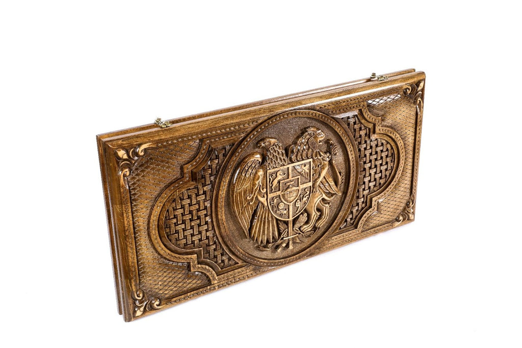 Backgammon Board - Coat of Arms of Armenia - Unumperfectus