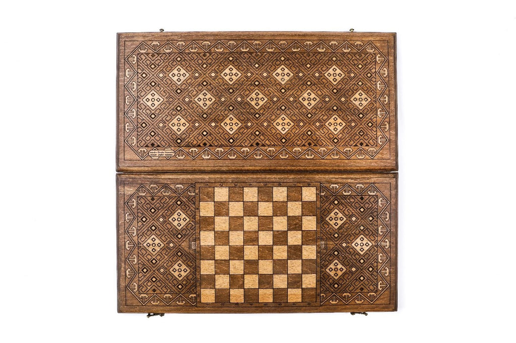 Backgammon Board - Memling Carpet Pattern - Unumperfectus