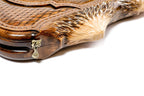 Mount Ararat Mother Bear backgammon board - side profile showing the craftsmanship