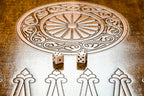 Mount Ararat Mother Bear backgammon board - full view