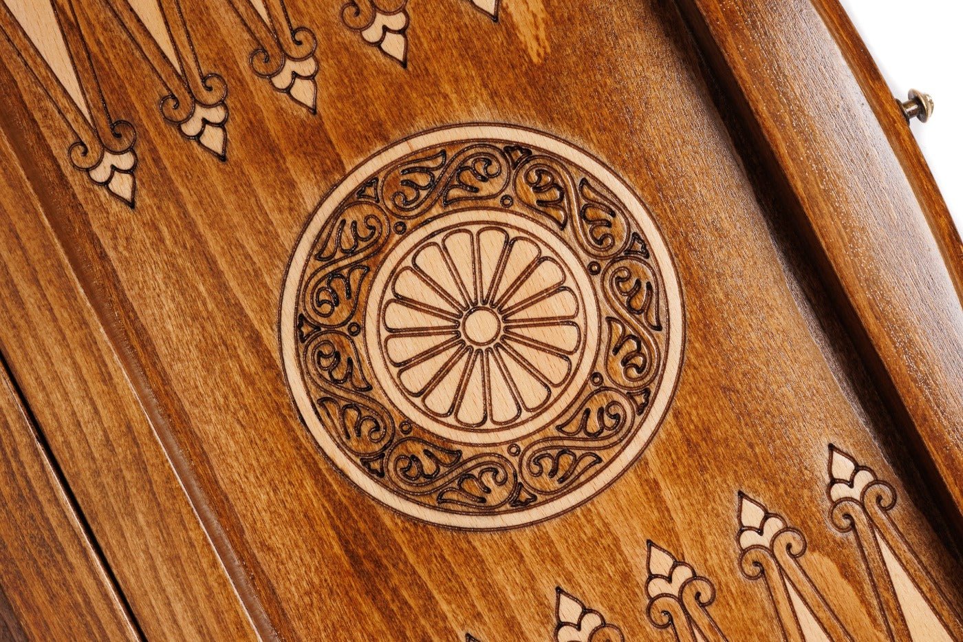 Wooden Carved Chess & Backgammon Set — 40 cm | 15.7" - Unumperfectus