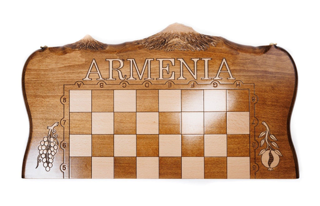 Wooden Chess Board & Backgammon  - 50 cm / 19.7" - Unumperfectus