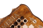 Handmade chess and backgammon set - carrying case included
