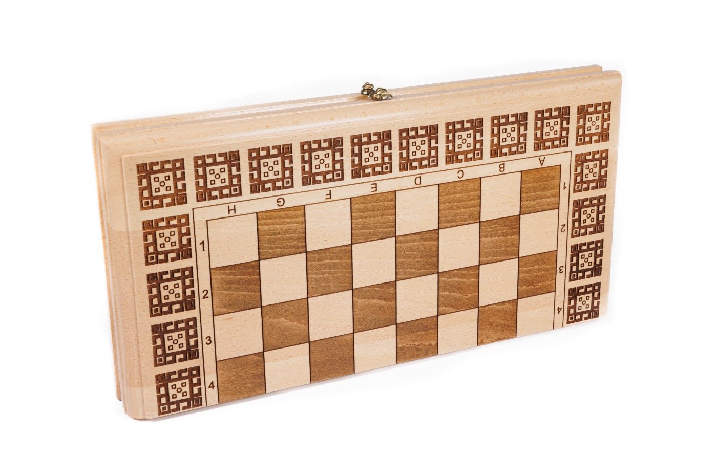Wooden Chess Set & Backgammon 40 cm | 15.6" - Unumperfectus