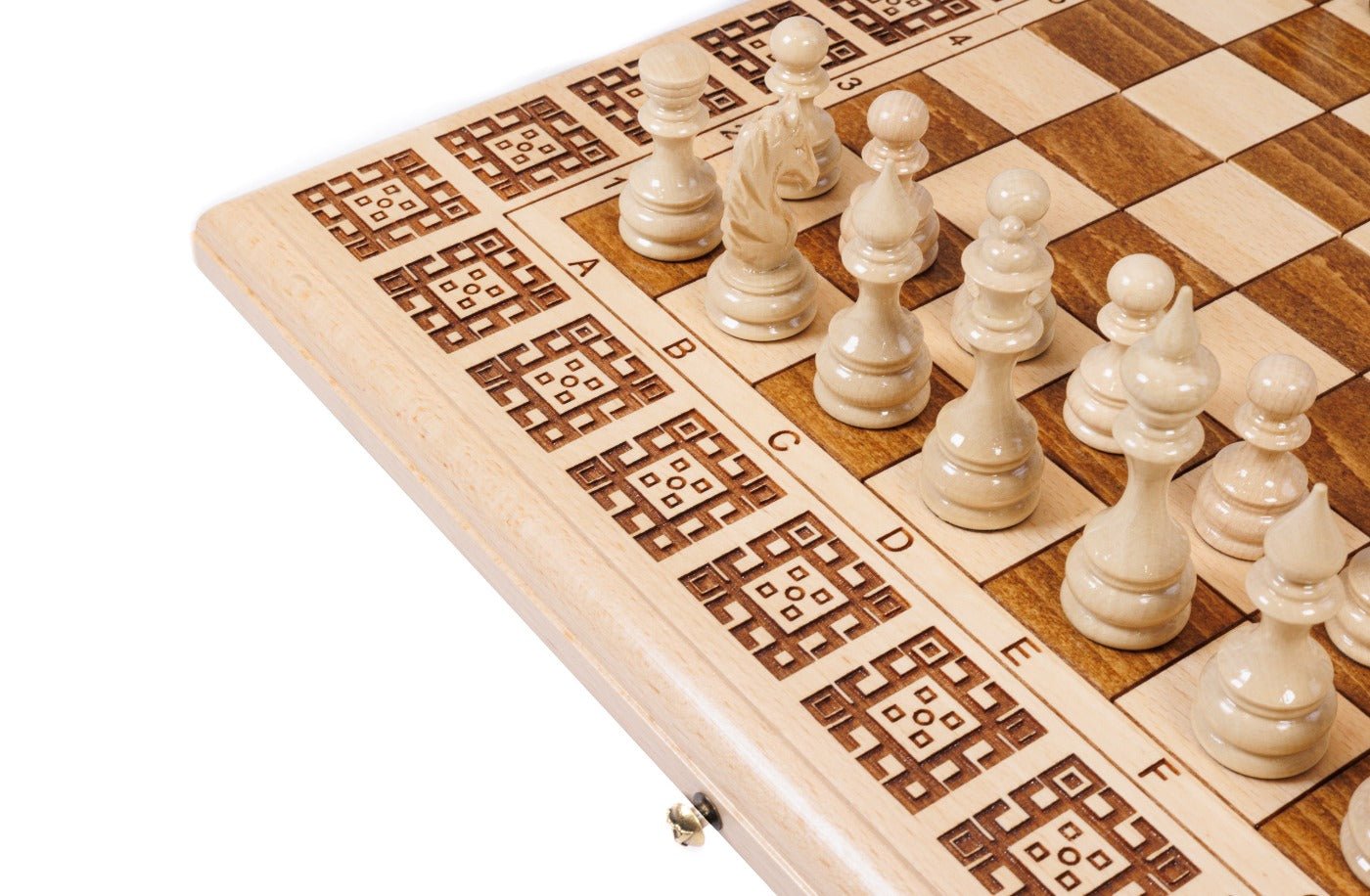 Wooden Chess Set & Backgammon 40 cm | 15.6" - Unumperfectus