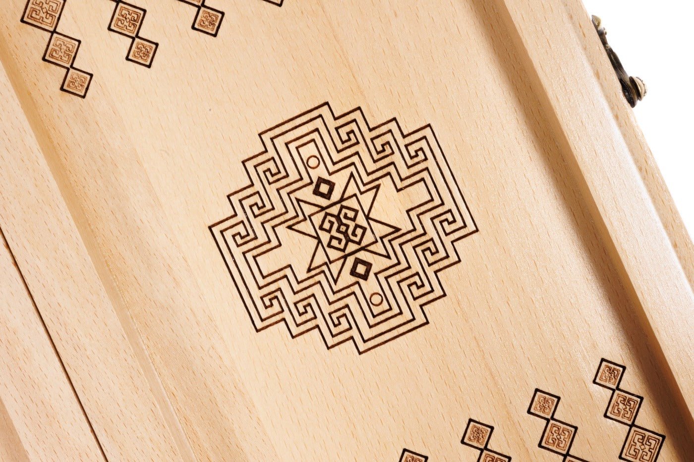 Wooden Chess Set & Backgammon 40 cm | 15.6" - Unumperfectus