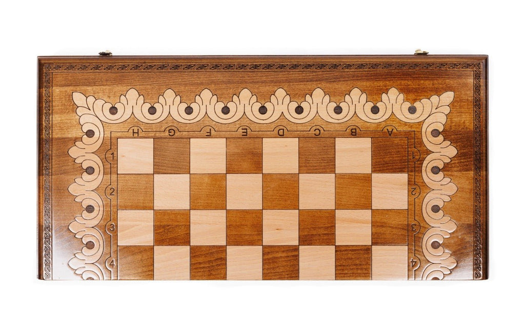 Ornamental Classic Chess Set & Backgammon Board 23.6" | 60 cm - Unumperfectus