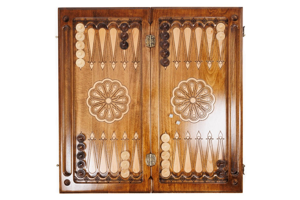 Ornamental Classic Chess Set & Backgammon Board 23.6" | 60 cm - Unumperfectus