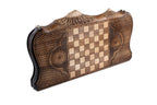 Eternity backgammon board in wood by Hrachya Ohanyan