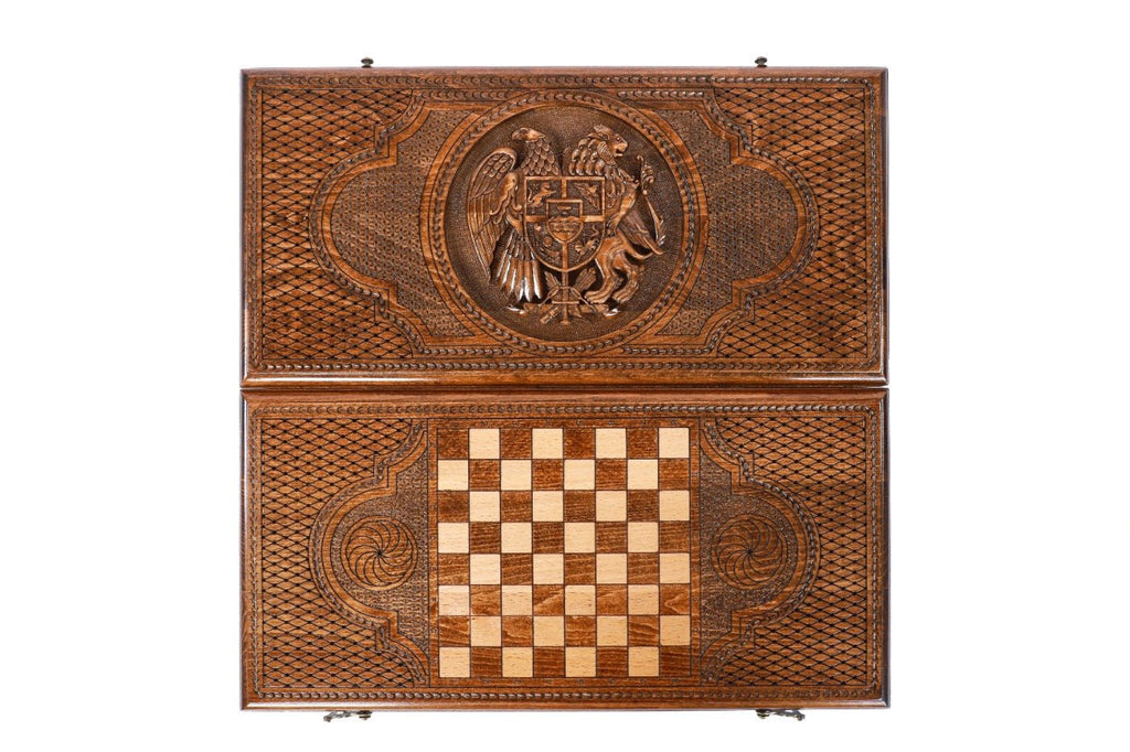 Backgammon Board - Coat of Arms of Armenia - Unumperfectus