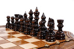 Star Shaped chess set - angled view showing the craftsmanship