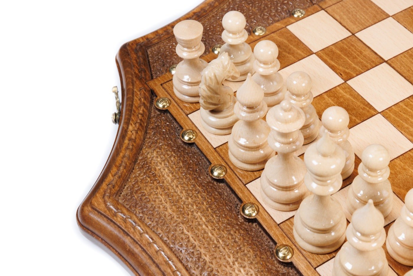 Wooden Chess Set Star-Shaped 50 cm | 19.7" - Unumperfectus