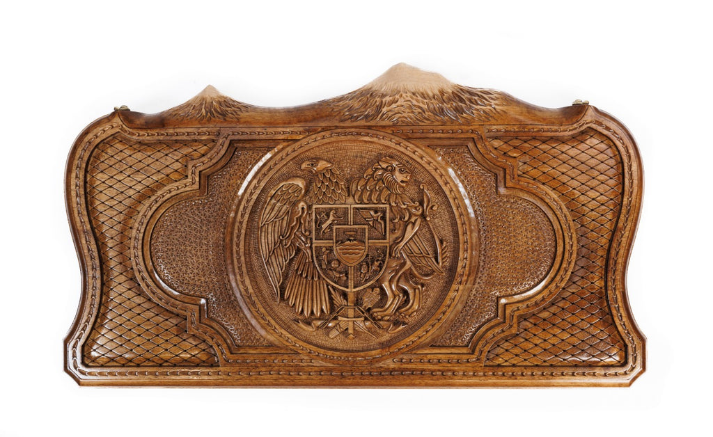 Backgammon Board - Coat of Arms of Armenia - Unumperfectus