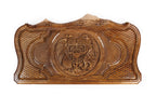 Coat of Arms of Armenia backgammon board - open board ready for play
