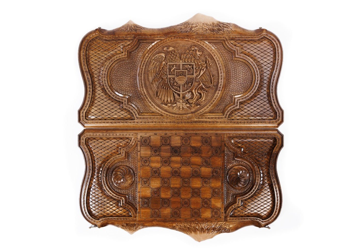 Backgammon Board - Coat of Arms of Armenia - Unumperfectus