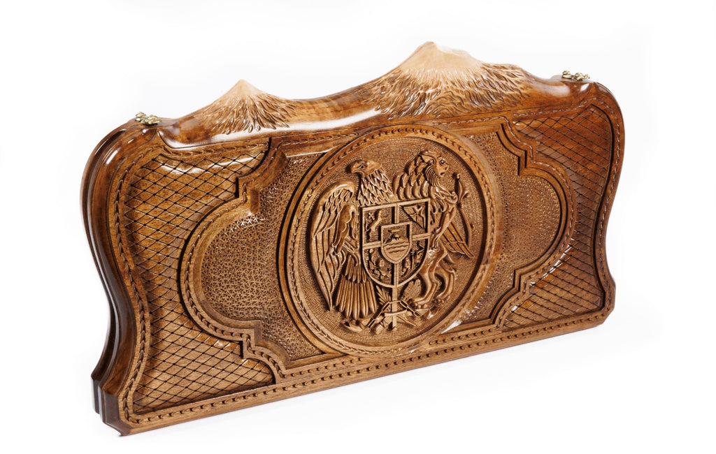 Backgammon Board - Coat of Arms of Armenia - Unumperfectus