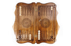 Coat of Arms of Armenia backgammon board - carrying case and accessories