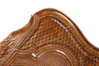 Coat of Arms of Armenia backgammon board - detail of the wood grain and finish