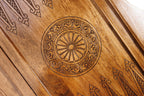 Coat of Arms of Armenia backgammon board - close-up of the playing surface