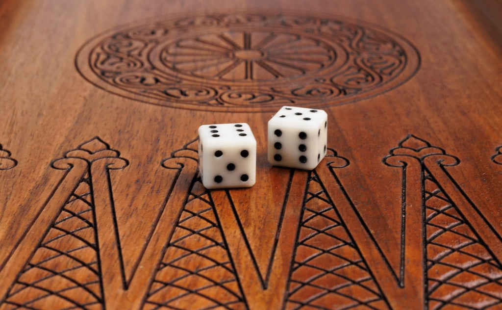 Backgammon Board - World Map With Epoxy - Unumperfectus