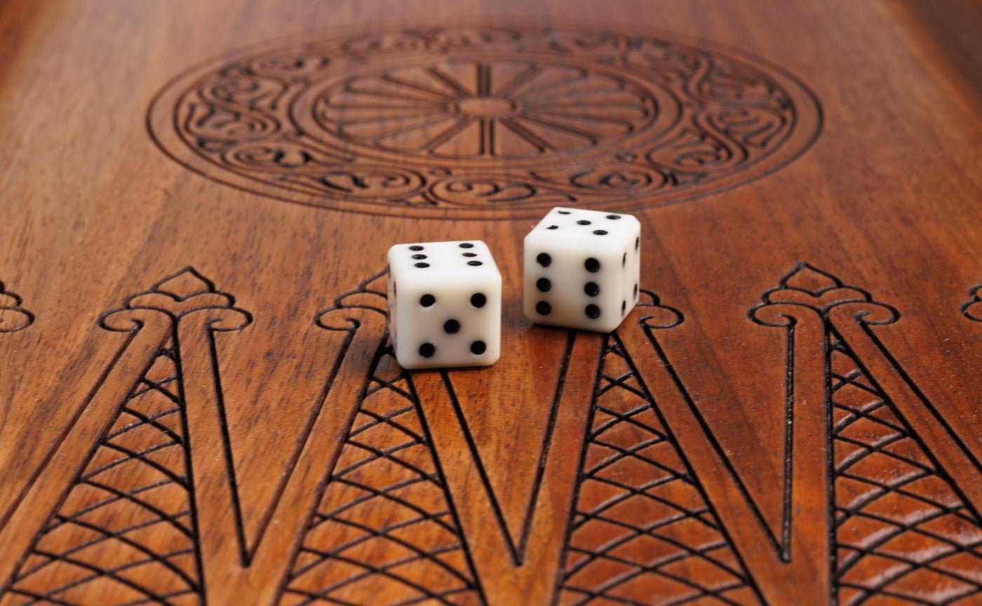 Backgammon Board - World Map With Epoxy - Unumperfectus