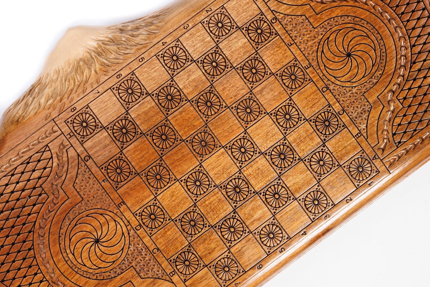 Backgammon Board - World Map With Epoxy - Unumperfectus