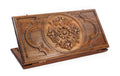 Ornamental wooden backgammon board handcrafted luxury design