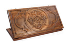 Ornamental wooden backgammon board handcrafted luxury design