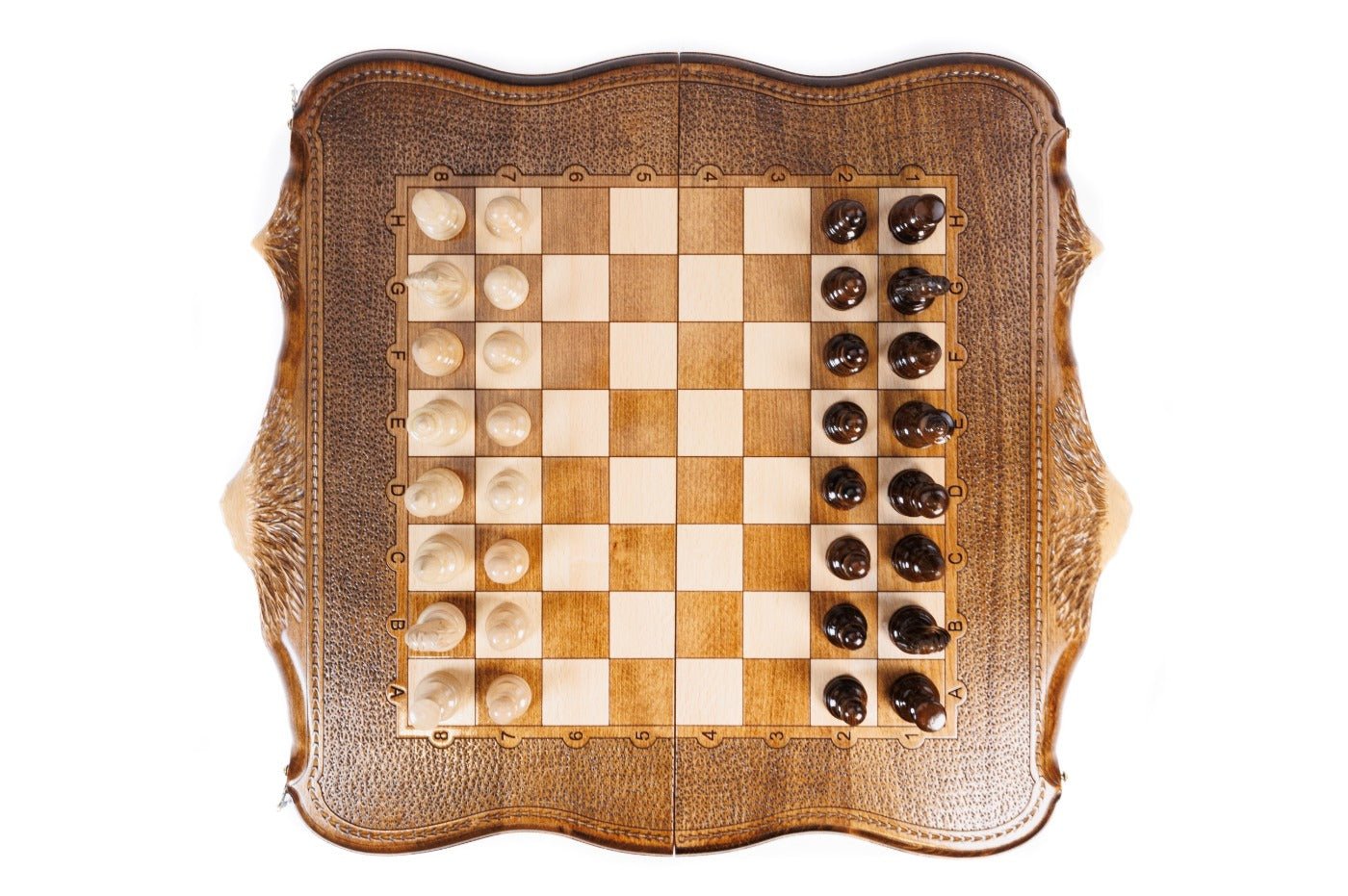 Chess & Backgammon Set With Mount Ararat 60 cm | 24.7" - Unumperfectus