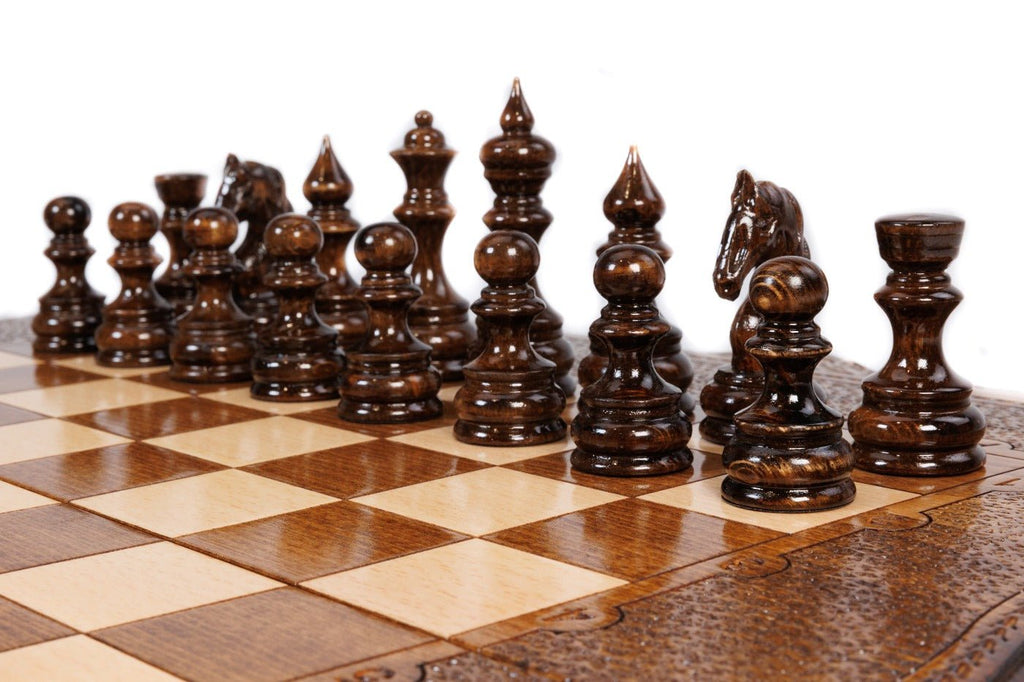 Chess & Backgammon Set With Mount Ararat 60 cm | 24.7" - Unumperfectus