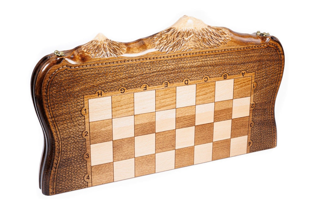 Chess & Backgammon Set With Mount Ararat 60 cm | 24.7" - Unumperfectus