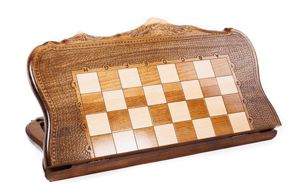 Chess & Backgammon Set With Mount Ararat 60 cm | 24.7" - Unumperfectus