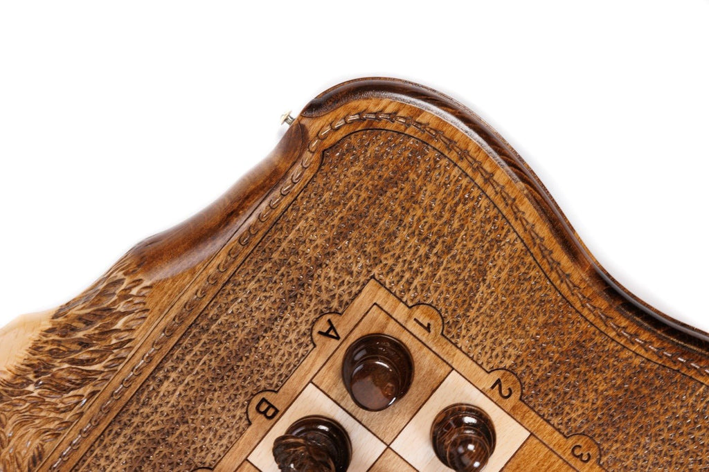 Chess & Backgammon Set With Mount Ararat 60 cm | 24.7" - Unumperfectus