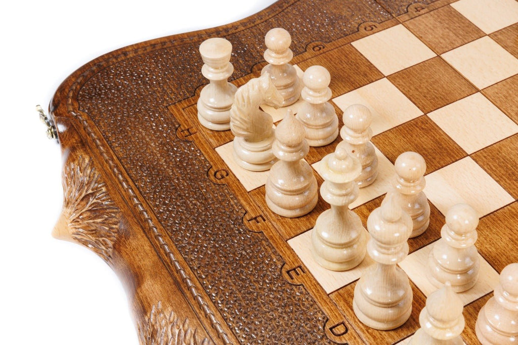 Chess & Backgammon Set With Mount Ararat 60 cm | 24.7" - Unumperfectus