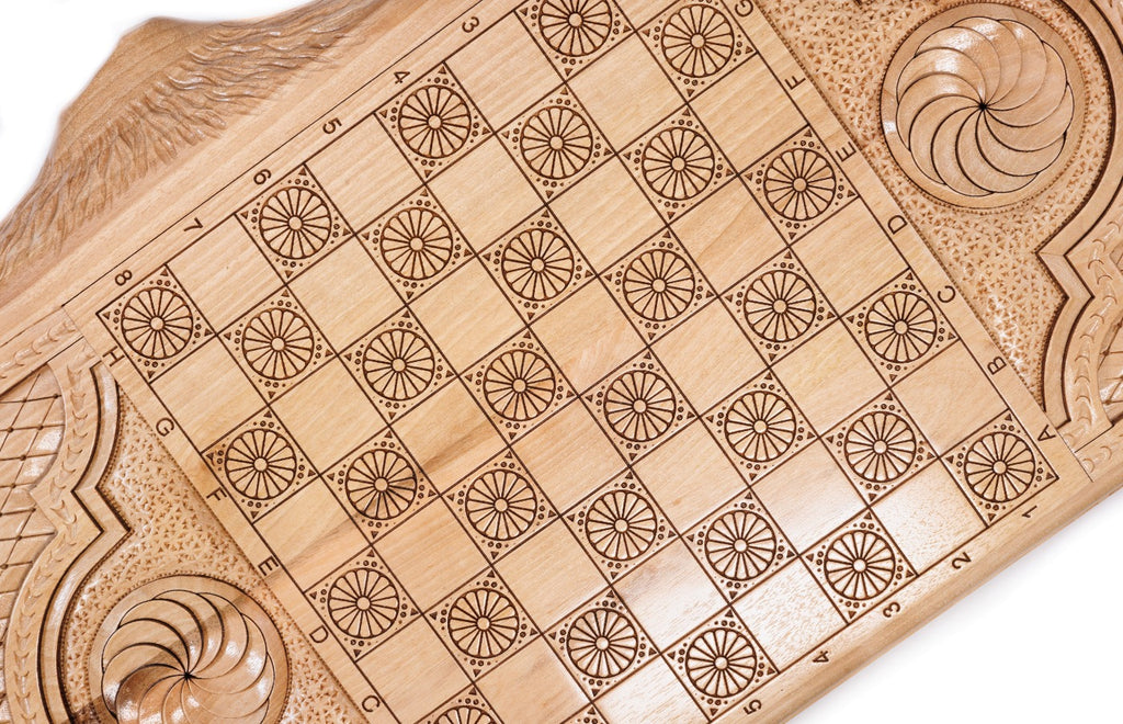 Backgammon Board - World Map & Epoxy Resin