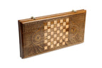 Armenian Ararat Classic backgammon board - open board ready for play